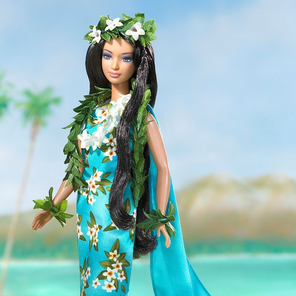 Princess of The Pacific Islands Barbie Doll Pink Label Dolls ...