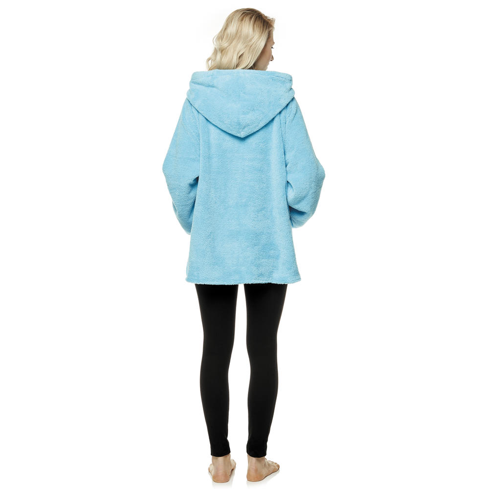 ARUS Women's Hooded Pullover Sweater Bed Jacket