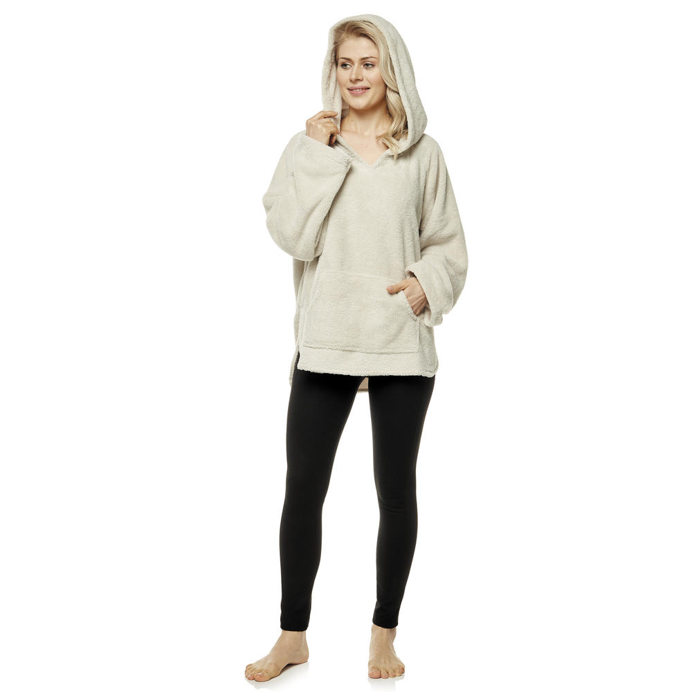 ARUS Women's Hooded Pullover Sweater Bed Jacket
