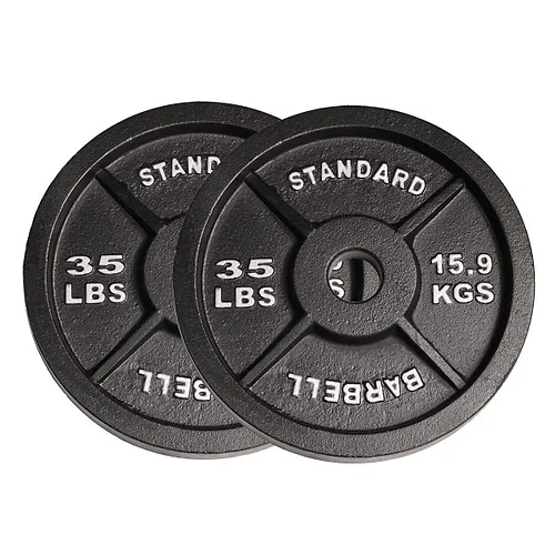 Deltech Fitness 35 lb. Olympic Weight Plates