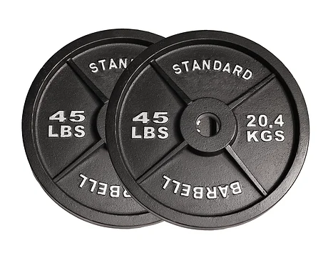 Deltech Fitness 45 lb. Olympic Weight Plates