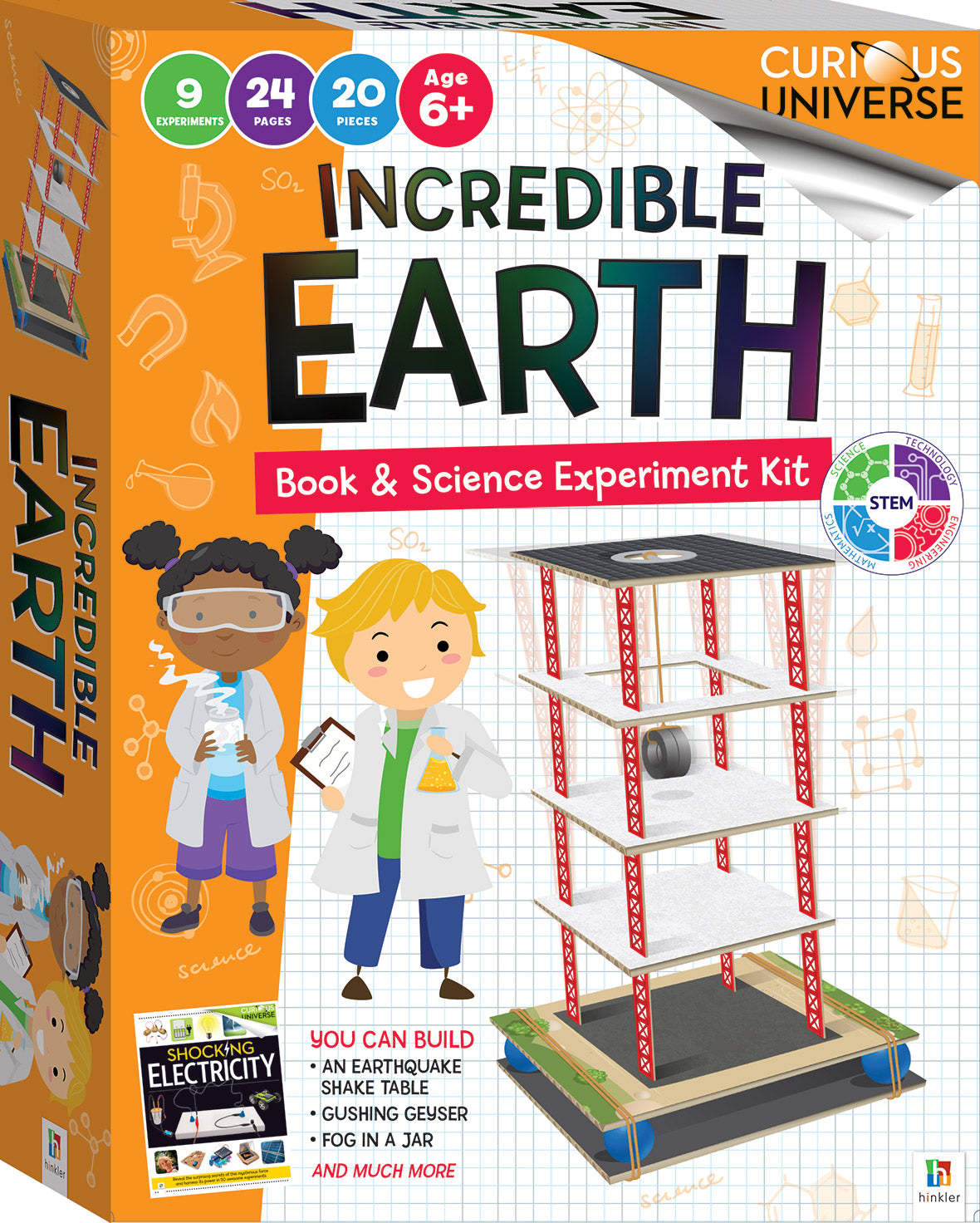 Hinkler Incredible Earth Book and Science Experiment Kit