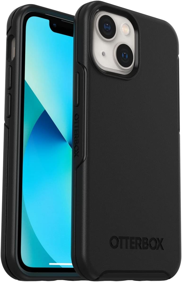 OtterBox Symmetry Series+ Antimicrobial Case with MagSafe for iPhone 13 -Black
