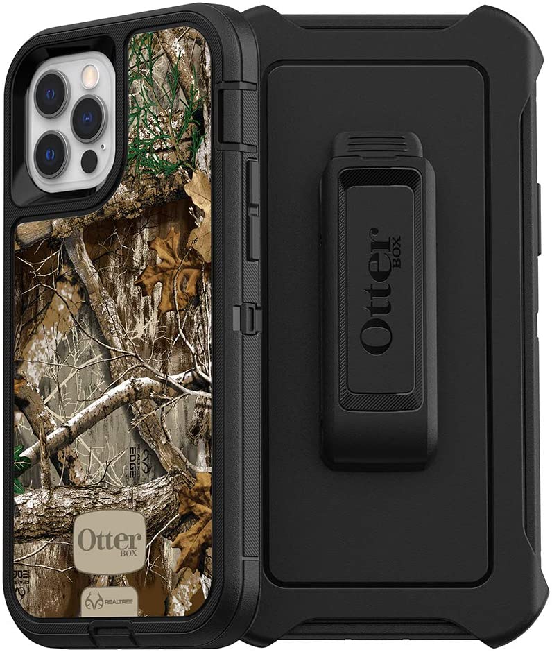 OtterBox DEFENDER SERIES Case for iPhone 12 / iPhone 12 Pro -Realtree Edge Black