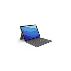 Logitech 920-010095 Touch Backlit Keyboard Case for Apple 11 in. iPad Pro&#44; Oxford Gray