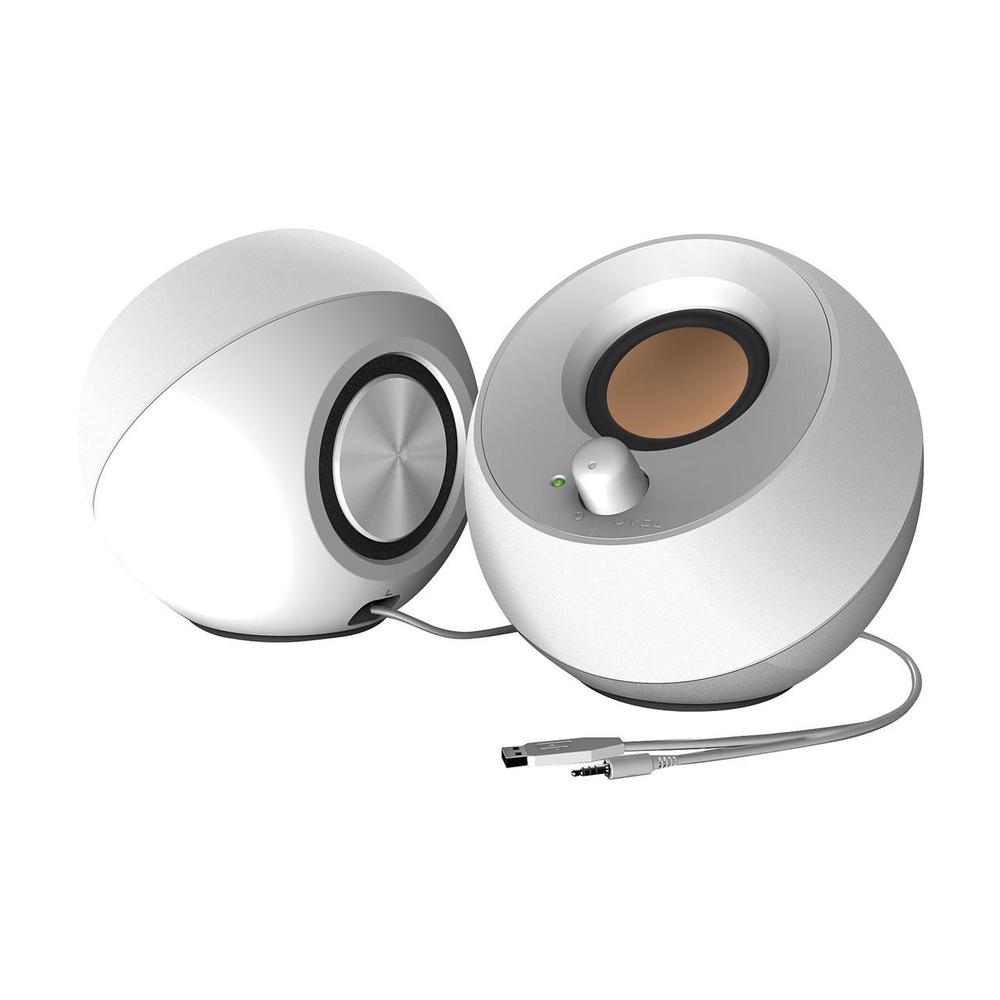 CREATIVE LABS Pebble Modern 2.0 USB Desktop Speakers - White