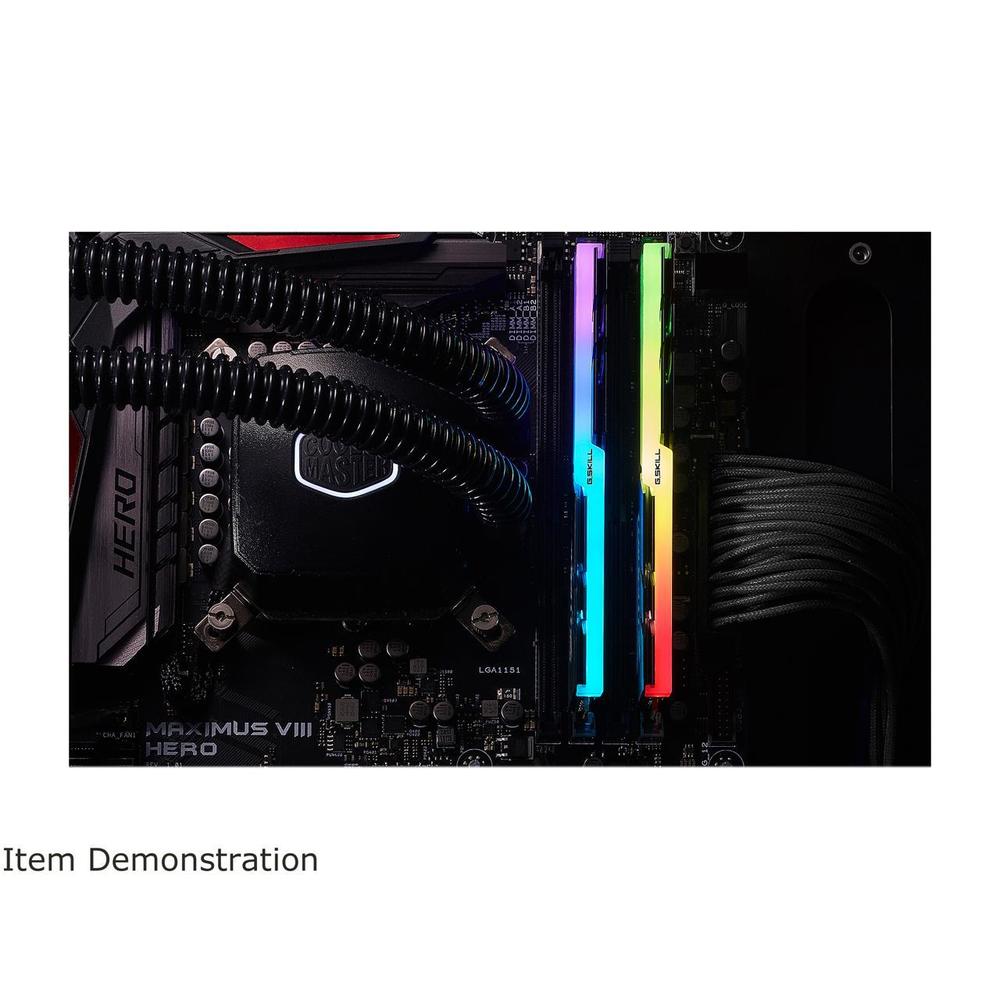 G.SKILL TridentZ RGB Series 16GB (2 x 8GB) DDR4 3000 (PC4 24000) Intel XMP 2.0 Desktop Memory Model F4-3000C16D-16GTZR