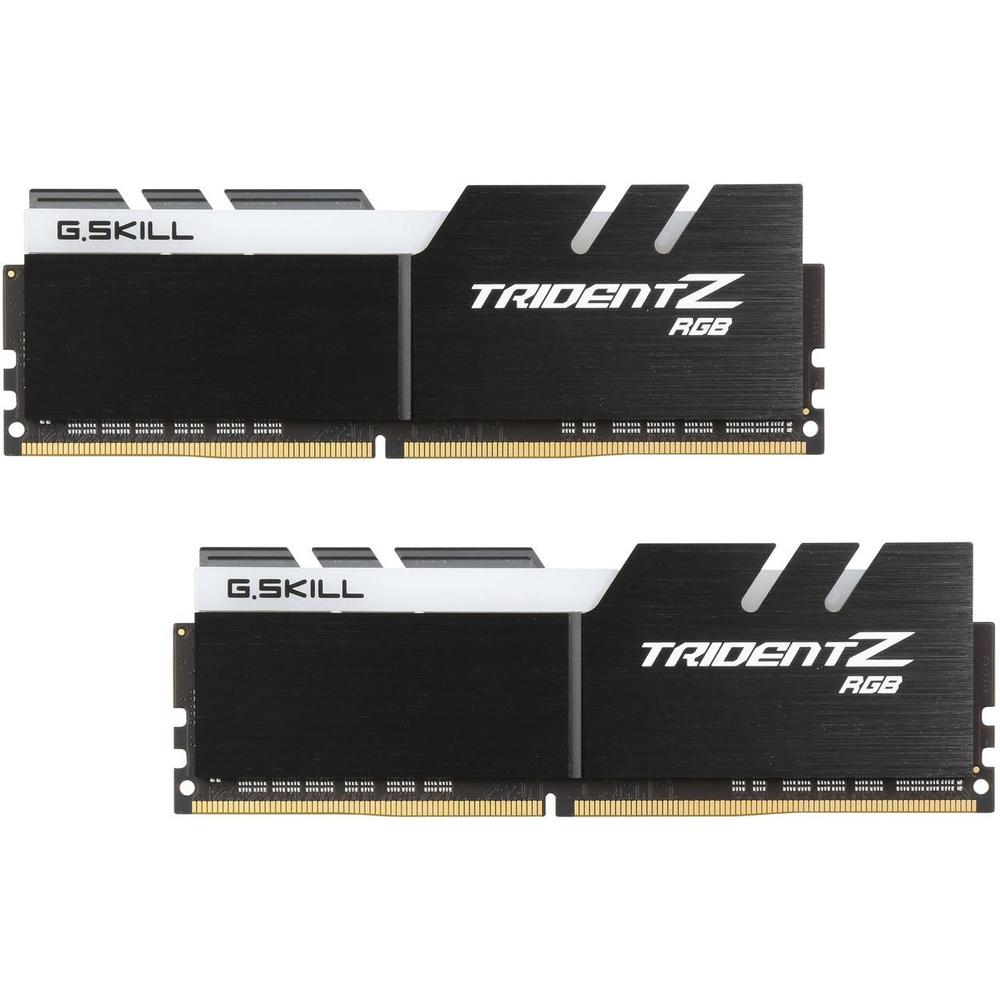 G.SKILL TridentZ RGB Series 16GB (2 x 8GB) DDR4 3200 (PC4 25600) Intel XMP 2.0 Desktop Memory Model F4-3200C16D-16GTZR