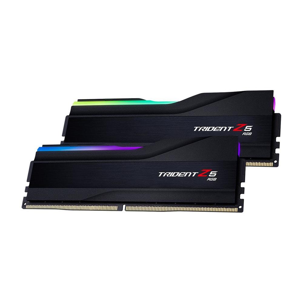 G.SKILL Trident Z5 RGB Series 32GB (2 x 16GB) 288-Pin PC RAM DDR5 6400 Intel XMP 3.0 Desktop Memory Model F5-6400J3239G16GX2-TZ5