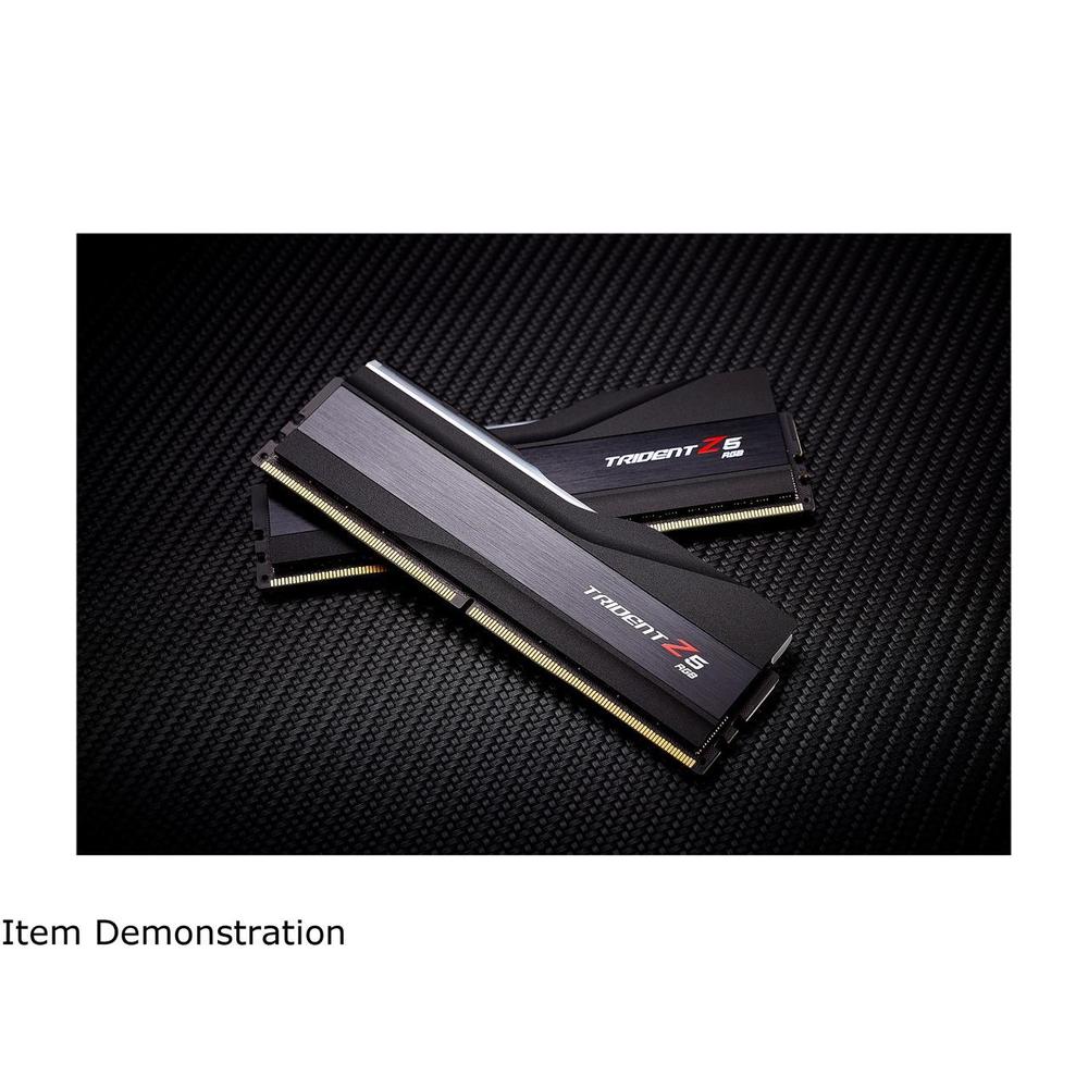 G.SKILL Trident Z5 RGB Series 32GB (2 x 16GB) 288-Pin PC RAM DDR5 6400 Intel XMP 3.0 Desktop Memory Model F5-6400J3239G16GX2-TZ5