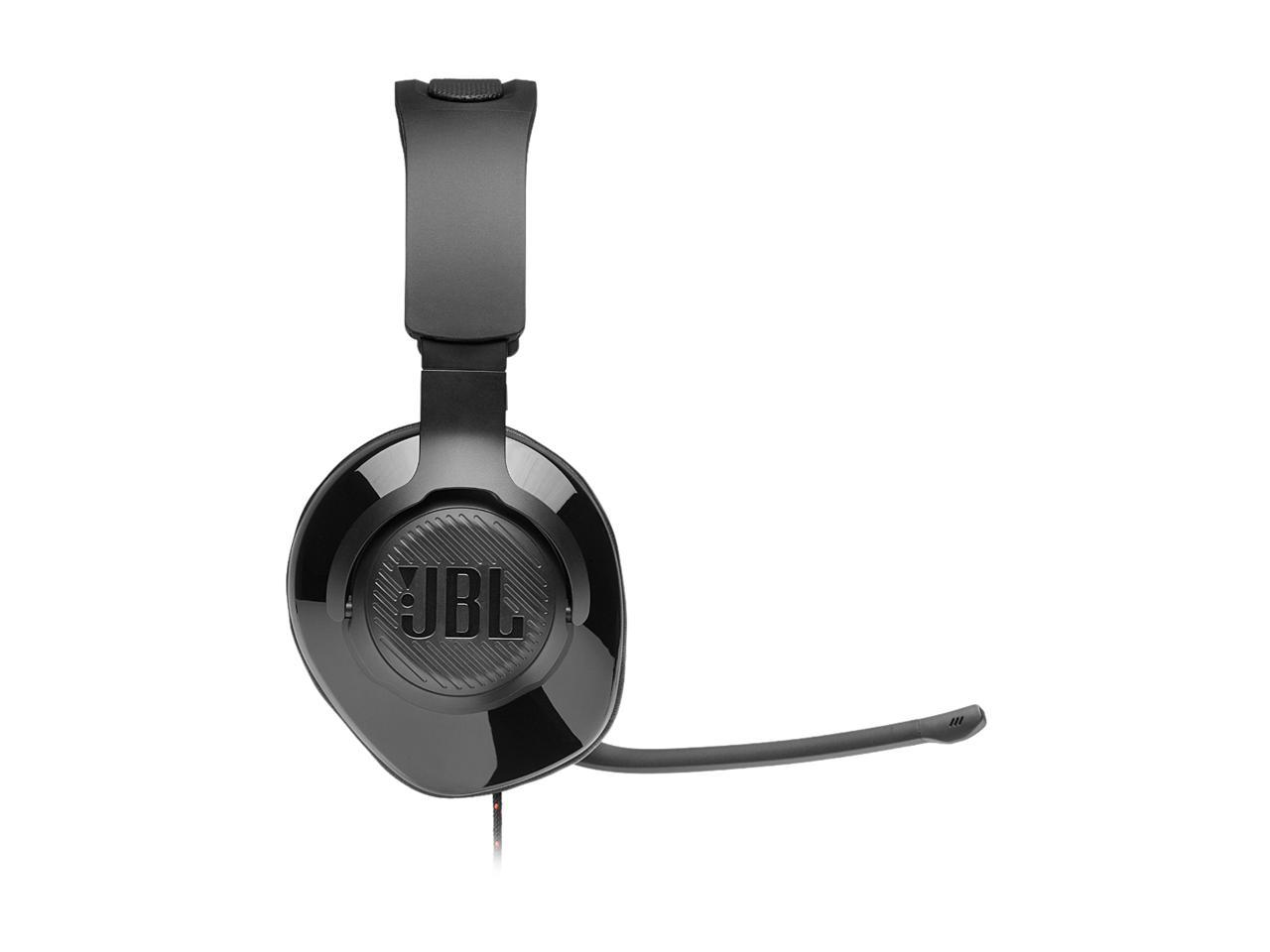 JBL QUANTUM 200 Circumaural Gaming Headset, Black