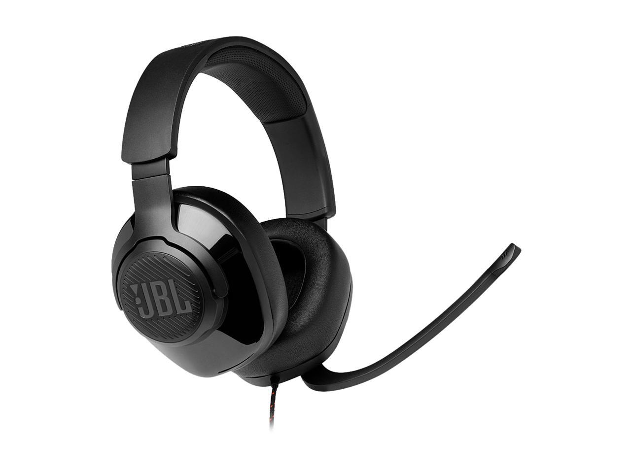 JBL QUANTUM 200 Circumaural Gaming Headset, Black