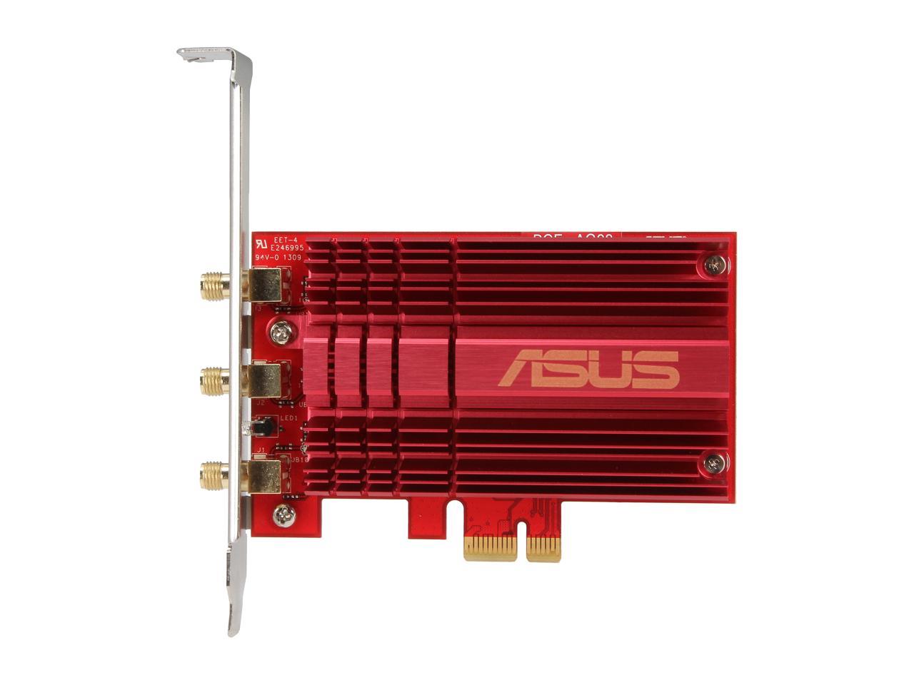 ASUS PCE-AC68 AC1900 Dual-Band Wireless PCI-E Adapter