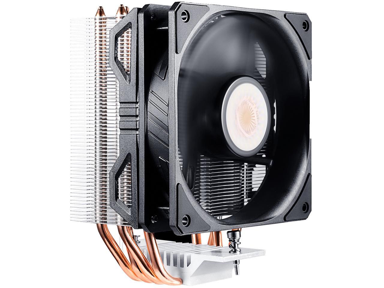 Cooler Master Hyper 212 EVO V2 CPU Air Cooler with SickleFlow 120, PWM Fan, Direct Contact Technology, 4 copper Heat Pipes for A
