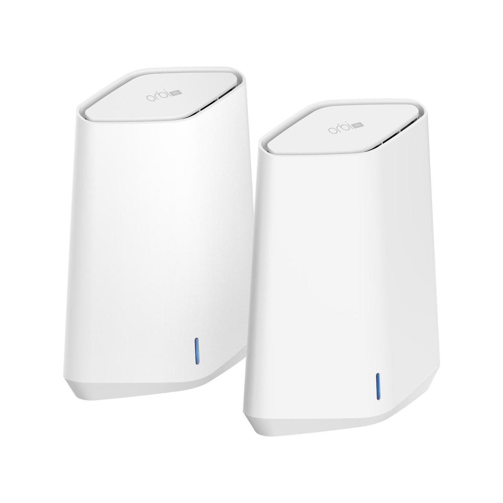 NETGEAR INC. NETGEAR Orbi Pro WiFi 6 Mini Mesh System (SXK30) - Router with 1 Satellite Extender for Home or Office | 4 SSIDs, VLAN, QoS | Co