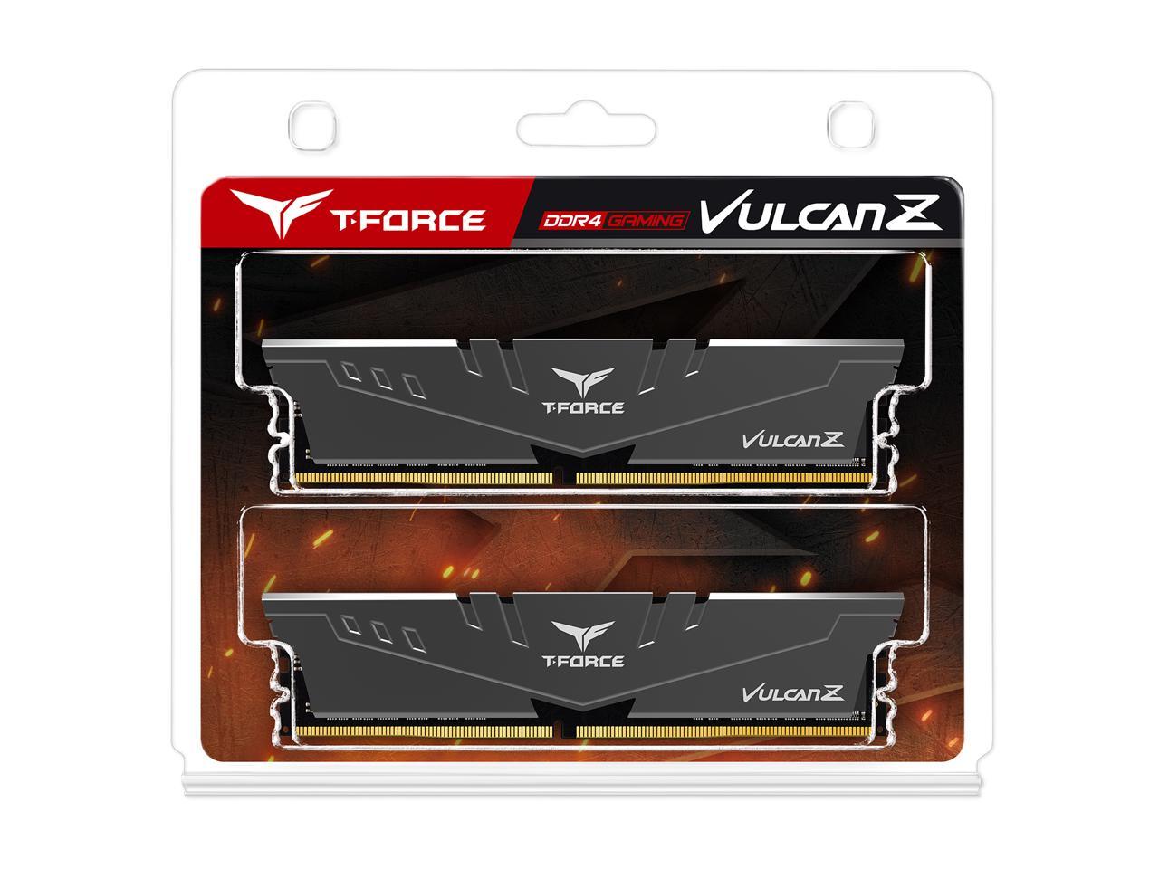 Team Group Team T-FORCE VULCAN Z 32GB (2 x 16GB) DDR4 3200 (PC4 25600) Intel XMP 2.0 Desktop Memory Model TLZGD432G3200HC16FDC01