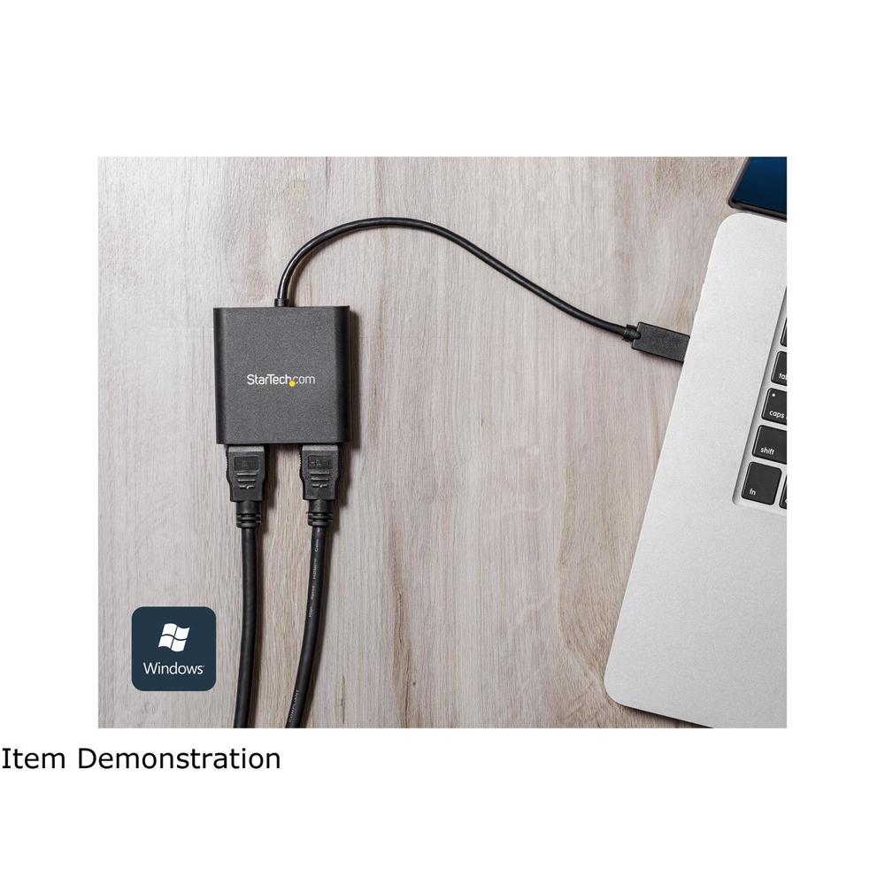 StarTech.com USB32HD2 USB to Dual HDMI Adapter - 4K