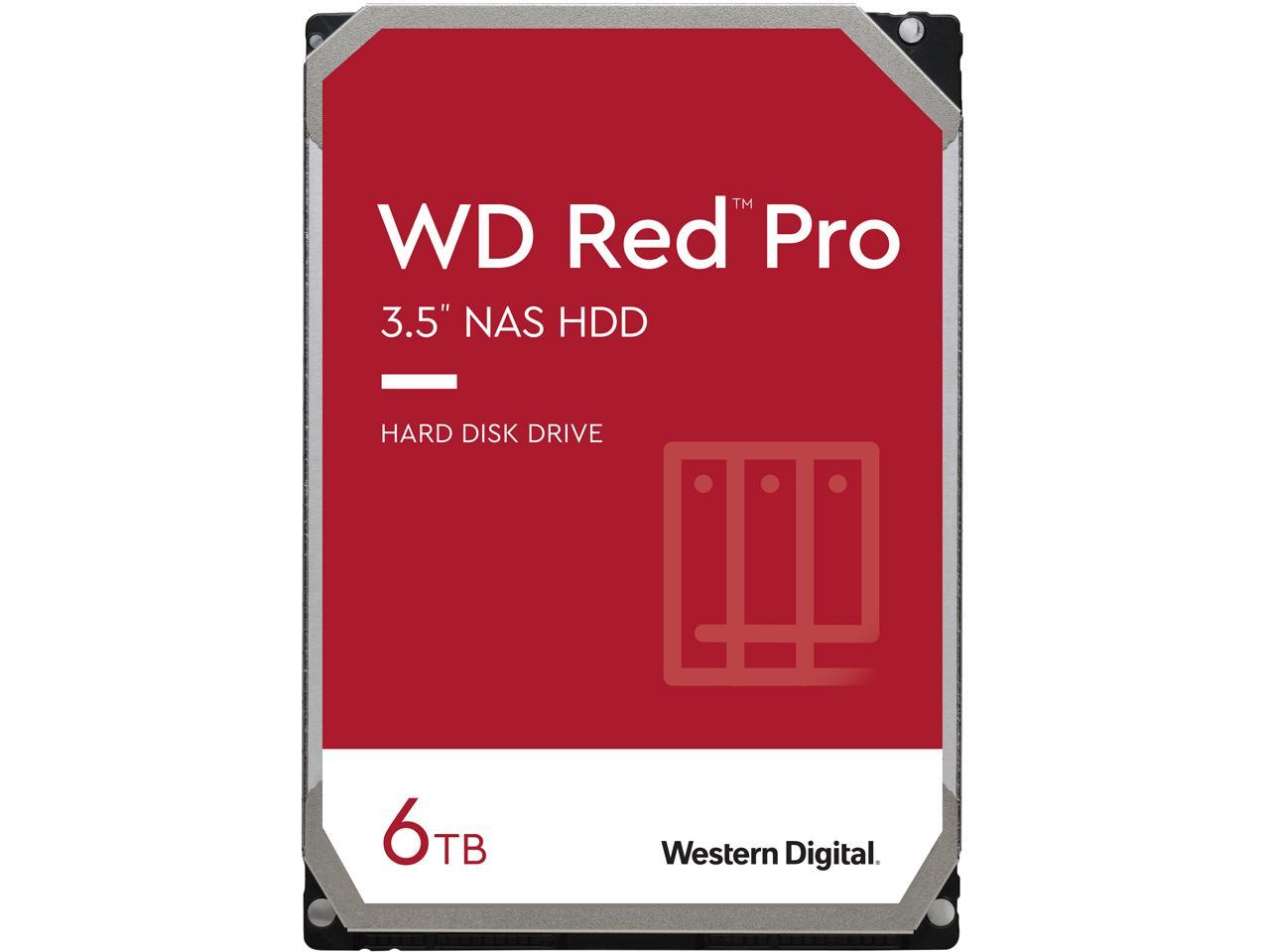 Western Digital WD Red Pro WD6003FFBX 6TB 7200 RPM 256MB Cache SATA 6.0Gb/s 3.5" Internal Hard Drive Bare Drive