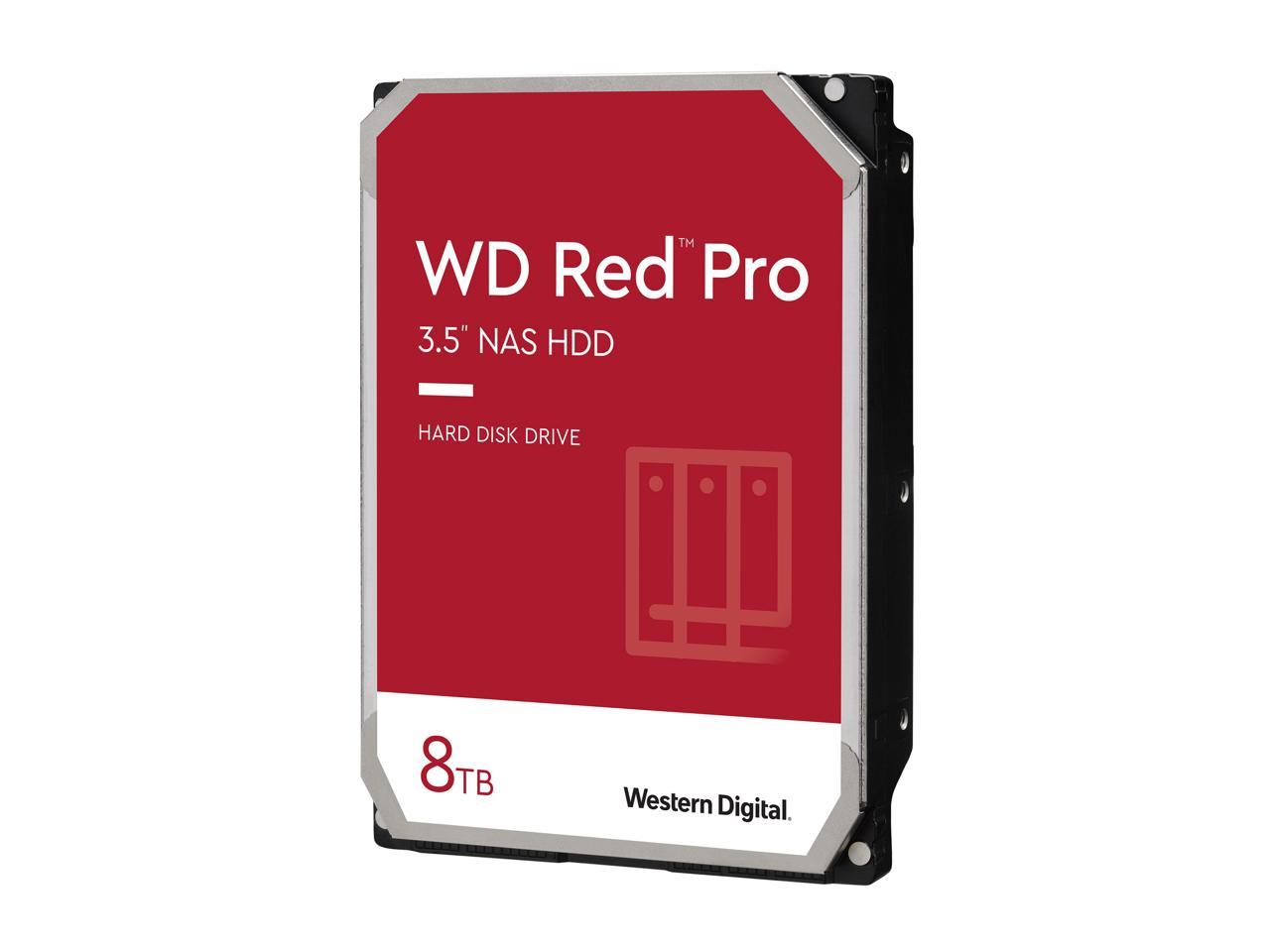 Western Digital WD Red Pro WD8003FFBX 8TB 7200 RPM 256MB Cache SATA 6.0Gb/s 3.5" Internal Hard Drive Bare Drive