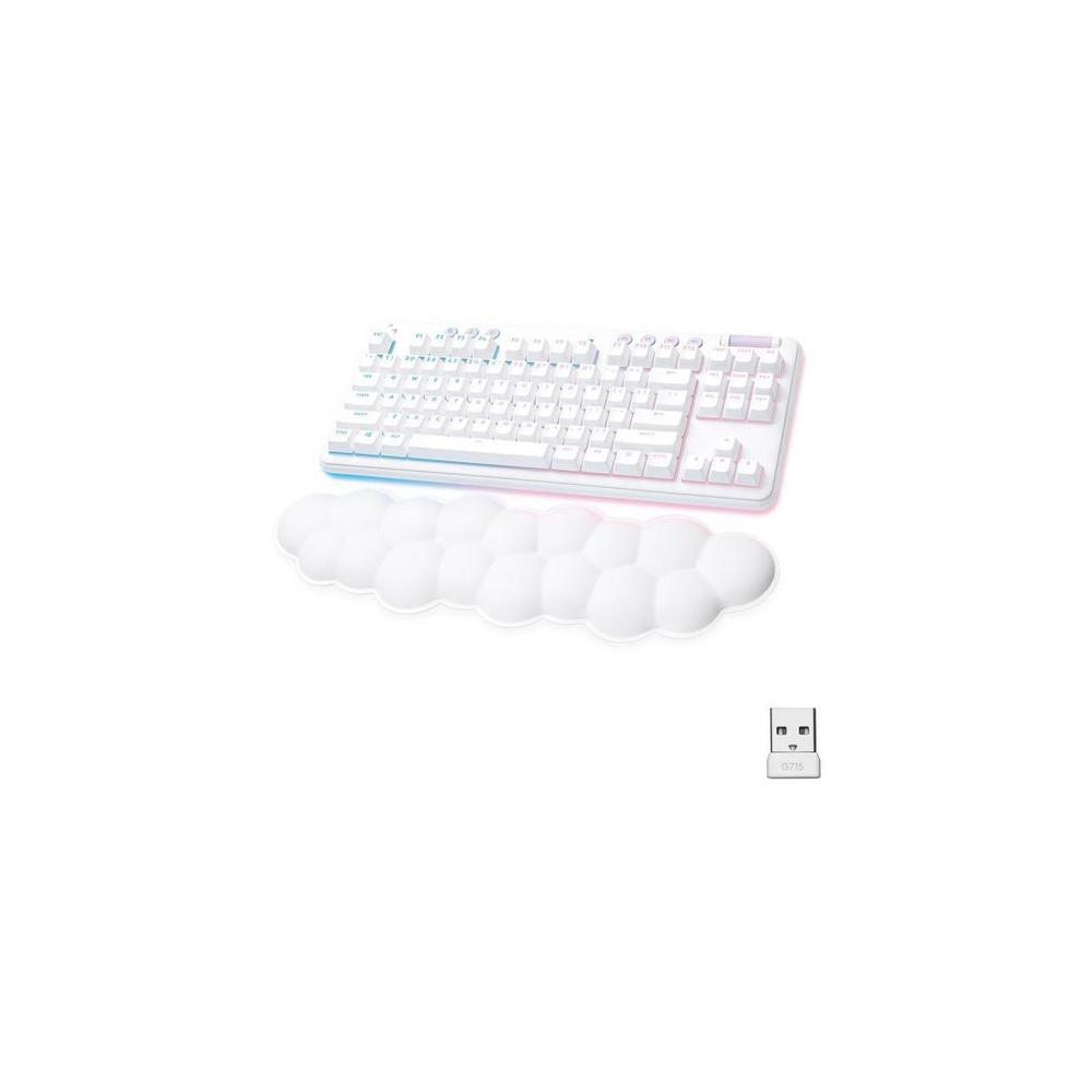 Logitech G715 Wireless Mechanical Gaming Keyboard with LIGHTSYNC RGB Lighting, Lightspeed, Tactile Switches (GX Brown), and Keyb