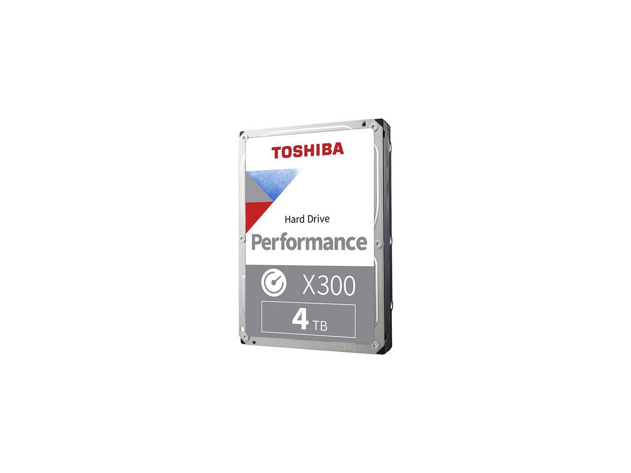 TOSHIBA X300 HDWR440XZSTA 4TB 7200 RPM 256MB Cache SATA 6.0Gb/s 3.5" Desktop Internal Hard Drive Retail Packaging