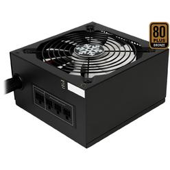 Rosewill Glacier Series 600W Semi-Modular Gaming Power Supply with Silent Aero-Diversion Fan, 80 PLUS Bronze Certified, Single +