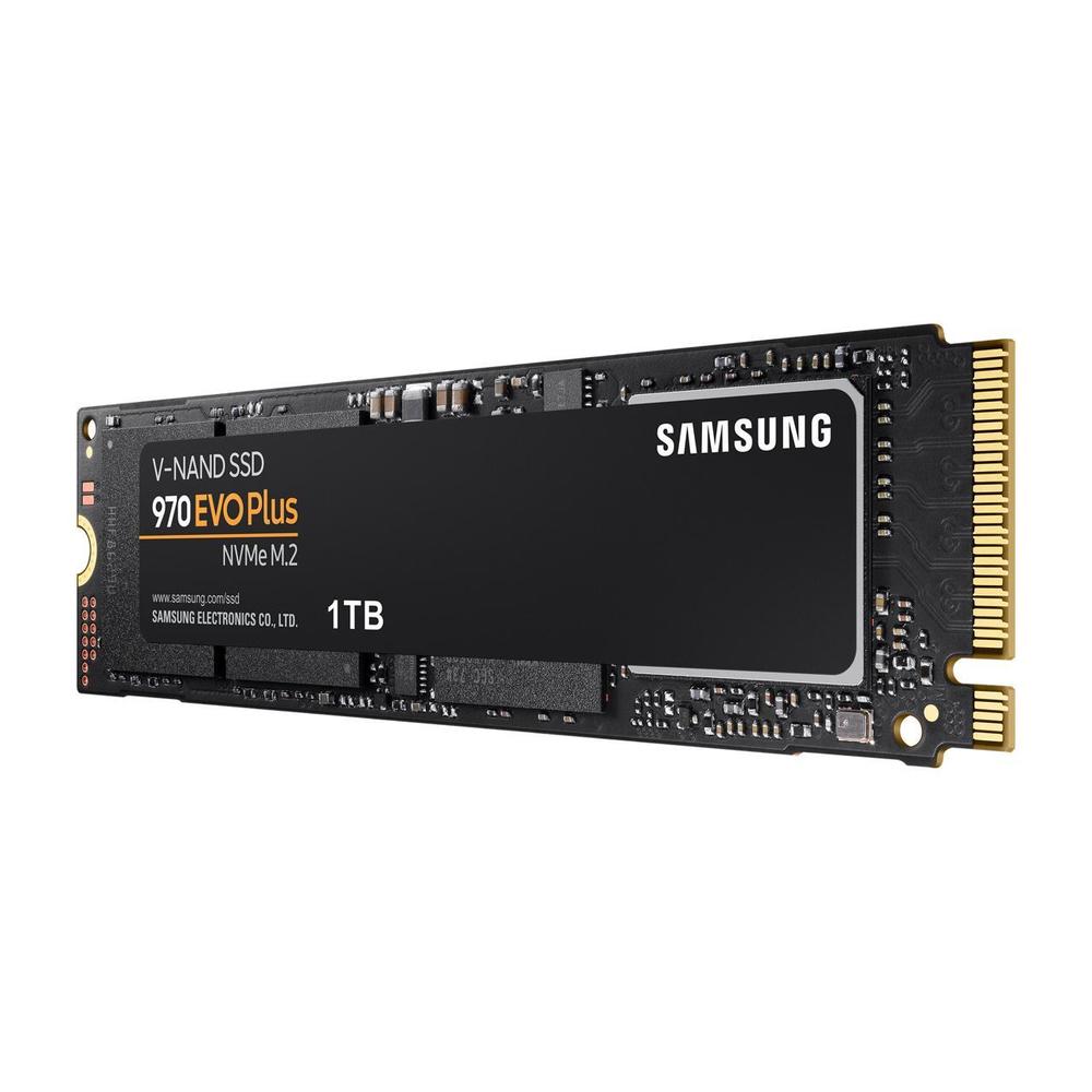 SAMSUNG 970 EVO PLUS M.2 2280 1TB PCIe Gen 3.0 x4, NVMe 1.3 V-NAND 3-bit MLC Internal Solid State Drive (SSD) MZ-V7S1T0B/AM