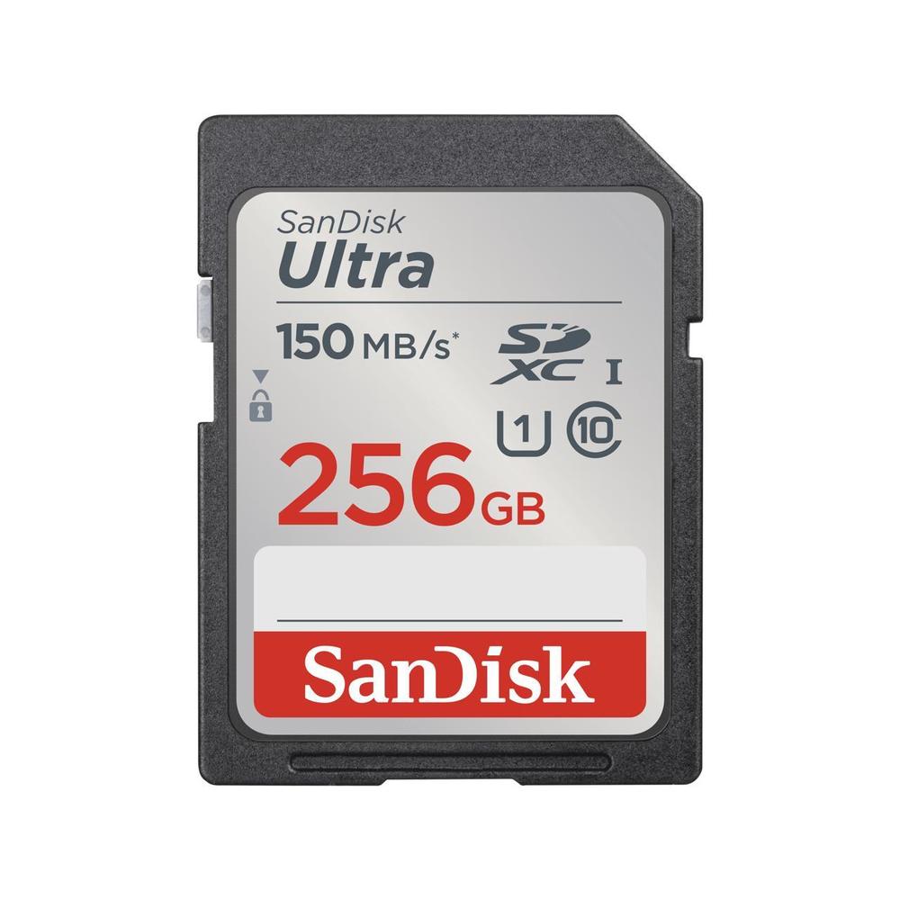 SanDisk 256GB Ultra SDXC UHS-I / Class 10 Memory Card, Speed Up to 150MB/s (SDSDUNC-256G-GN6IN)