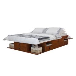 Memomad Bali Storage Platform Bed with Drawers (Full Size)