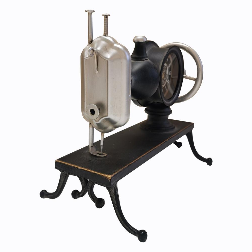 Peterson Artwares Table clock - Sewing Machine Table Clock