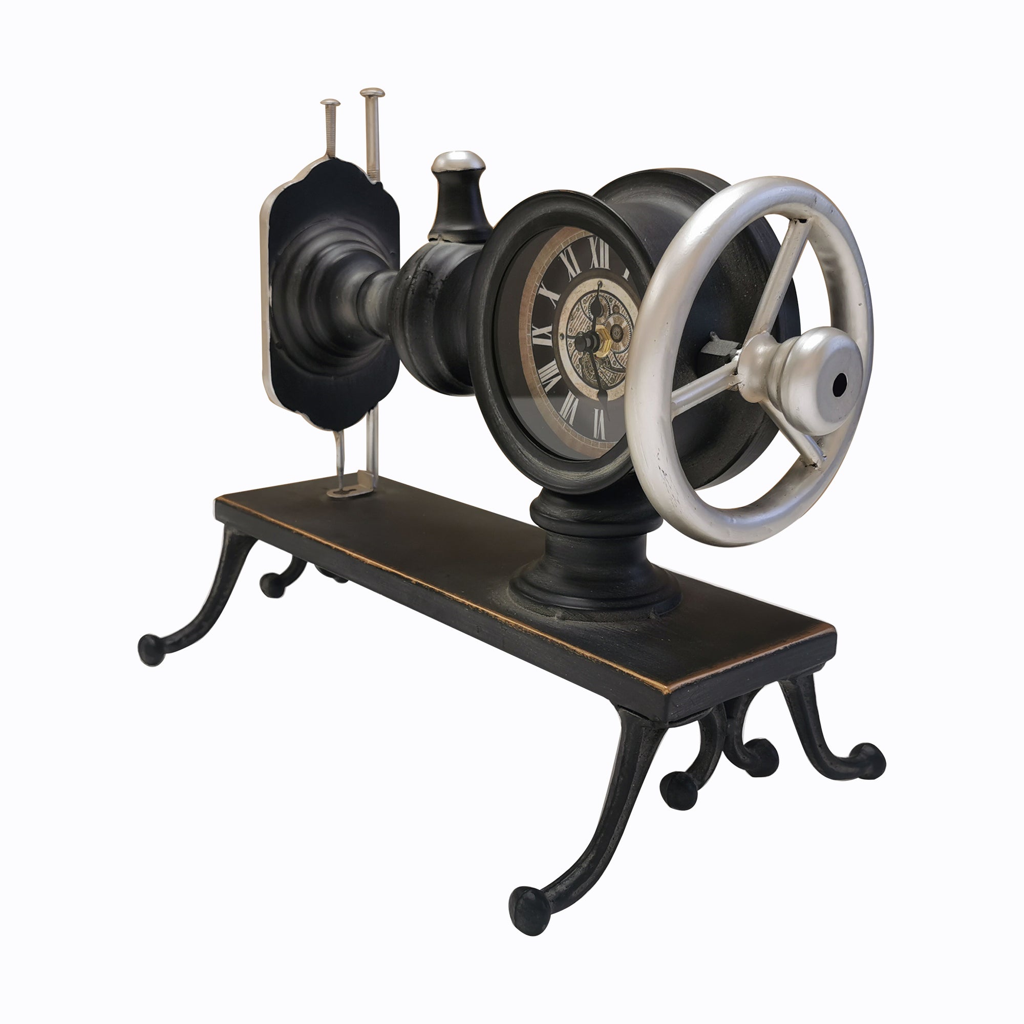 Peterson Artwares Table clock - Sewing Machine Table Clock