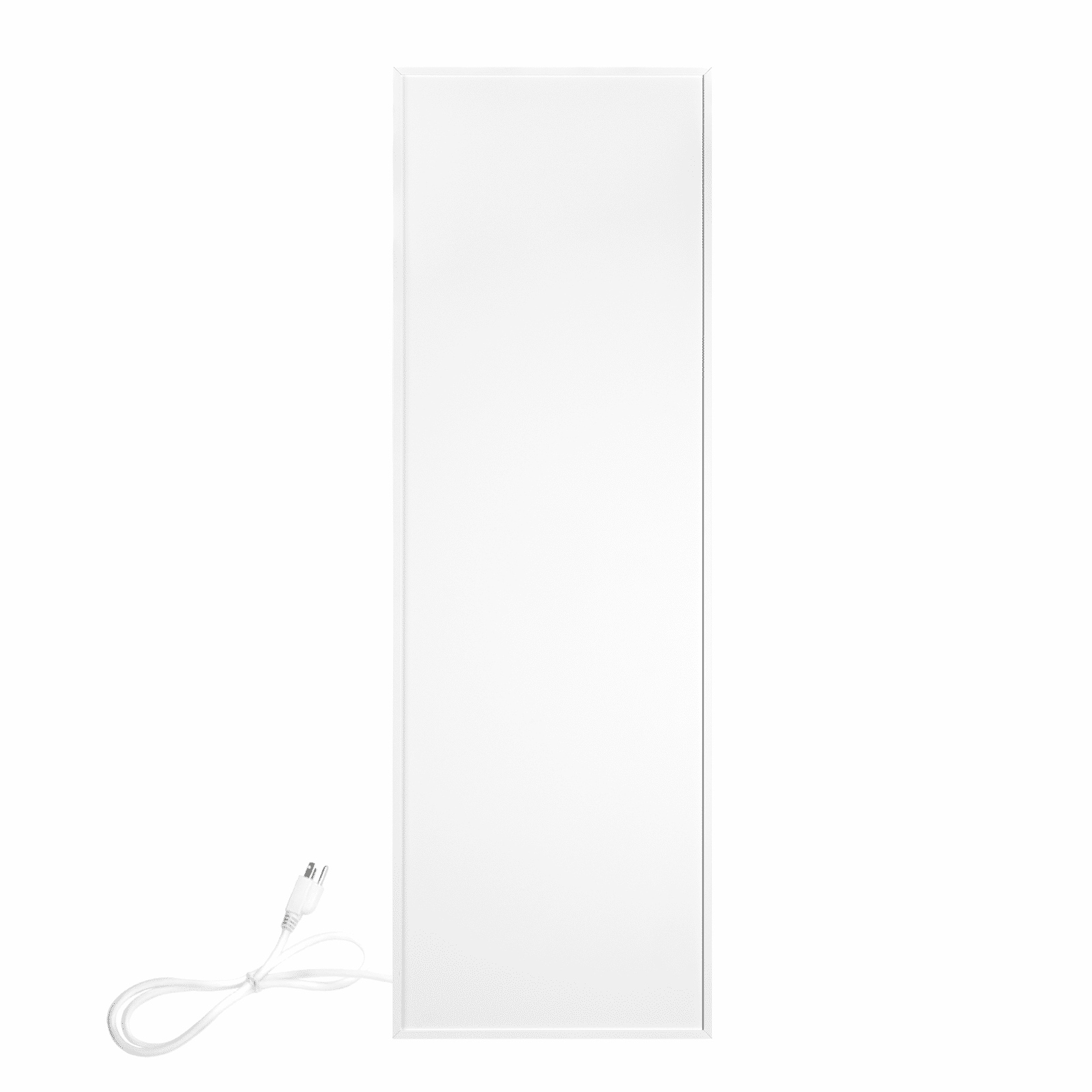 WarmlyYours Ember Flex Radiant Panel Heater - White - 300W - 35ʺ x 12ʺ - Dual Connection