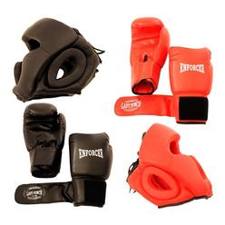 Defender Last Punch High Quality 2 Pairs Pro Boxing Gloves & Pro Head Gears Pro Quality S103