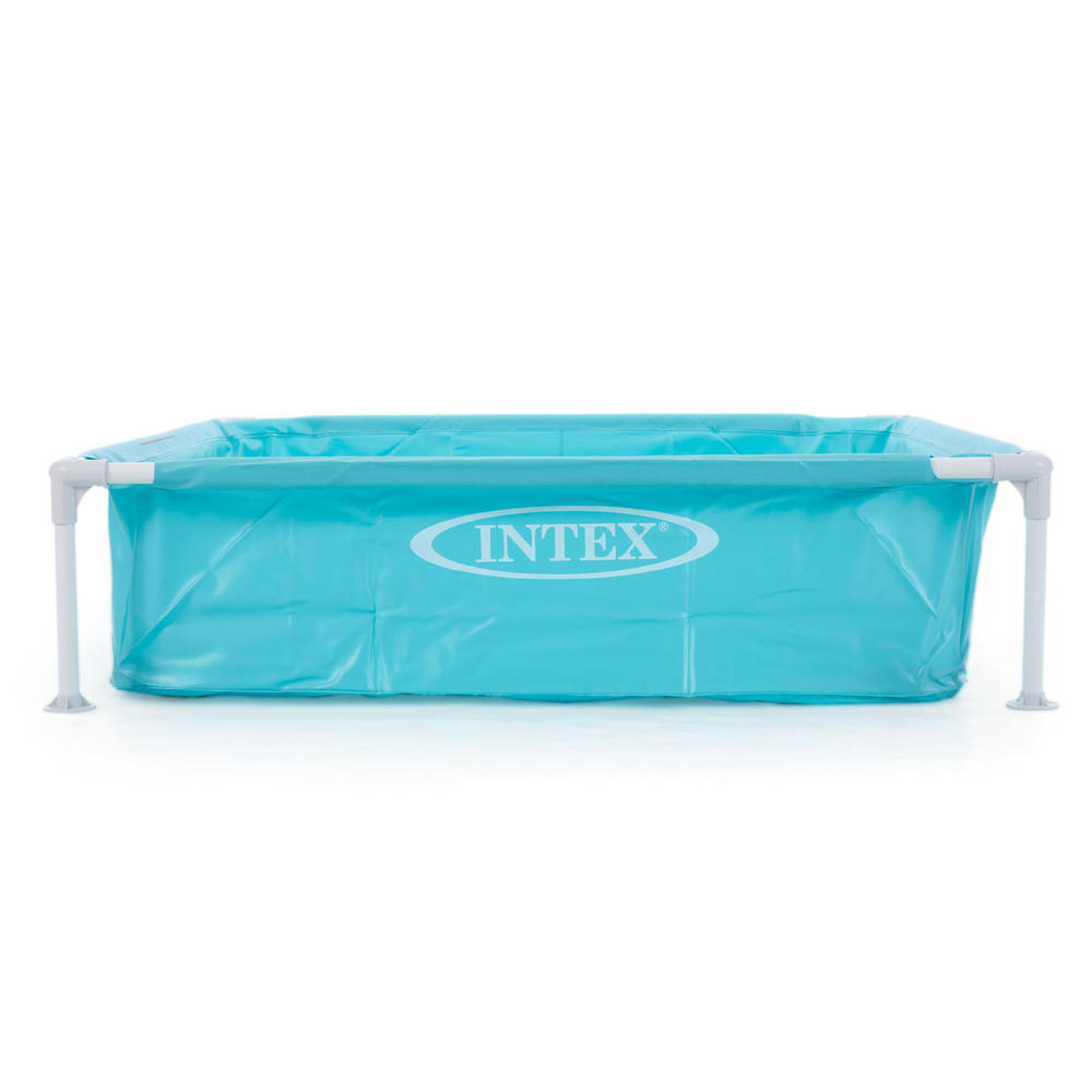 Intex 4ft x 12in Mini Frame Kiddie Beginner Swimming Pool, Ages 3 and Up, Blue