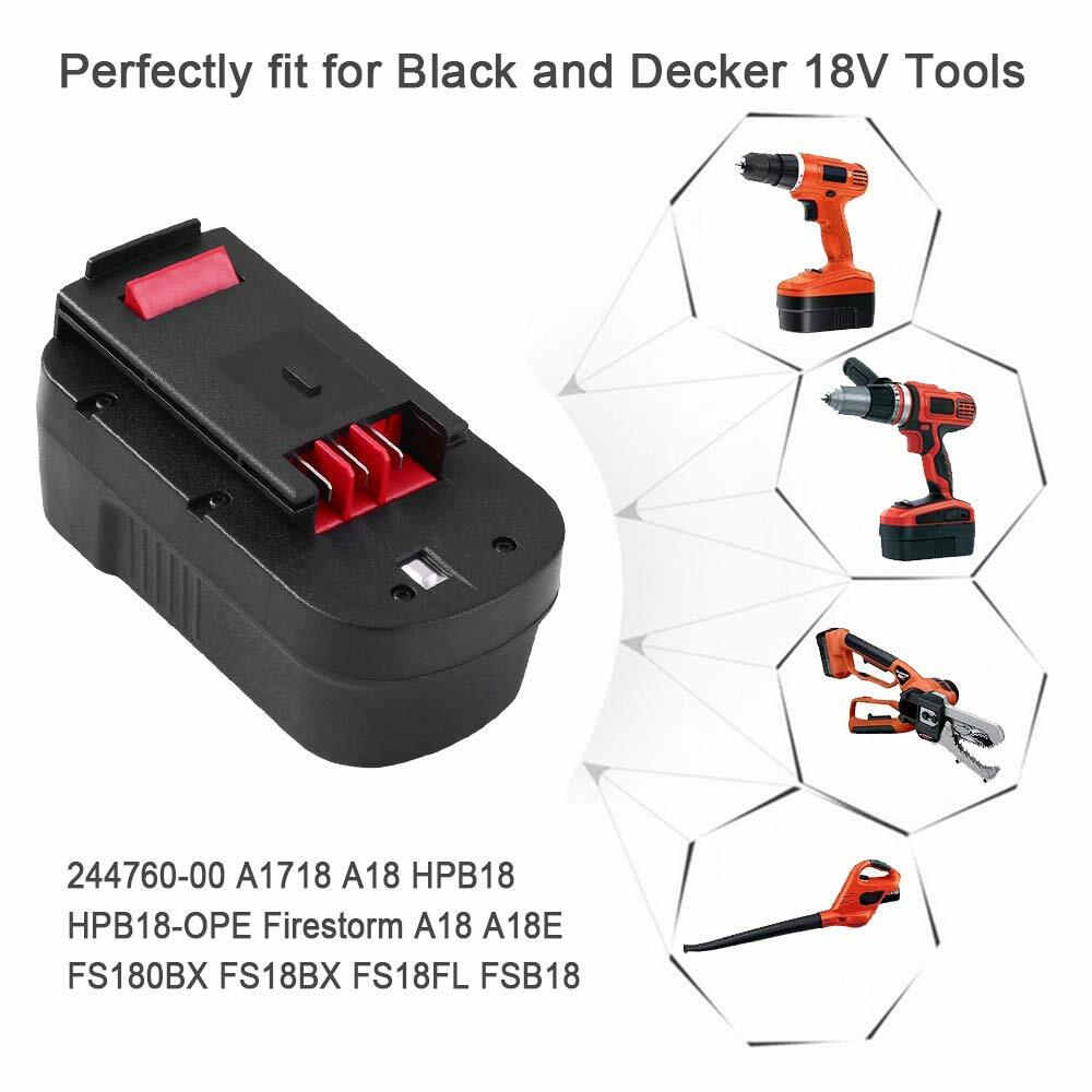2pack For Black & Decker 4.0Ah 18V HPB18 Battery Compatible With HPB18 Ope 244760 00 E1fcab45 Eb8f 40ce A444 Adaab17d275e.4c7edfe3649fddeec9b25f4caec5d70c