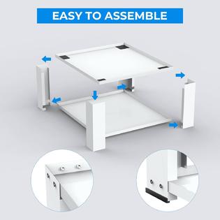 Stainless Steel Washing Machine Pedestal Riser / Dryer Stand – Heavy Duty, 22cm Height