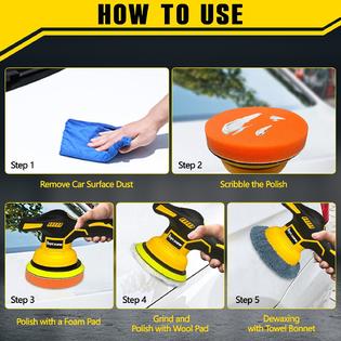 Cordless Car Polisher For Car Detailing Compatible For Milwaukee 18v Battery Power Polishers And Buffers Up To 5500rpm Orbital Buffer Cordless For Car With 6 Variable Speed No Battery Cordless Car Polisher For Car Detailing Compatible For Milwaukee 18v Battery Power Polishers And Buffers Up To 5500rpm Orbital Buffer Cordless For Car With 6 Variable Speed No Battery