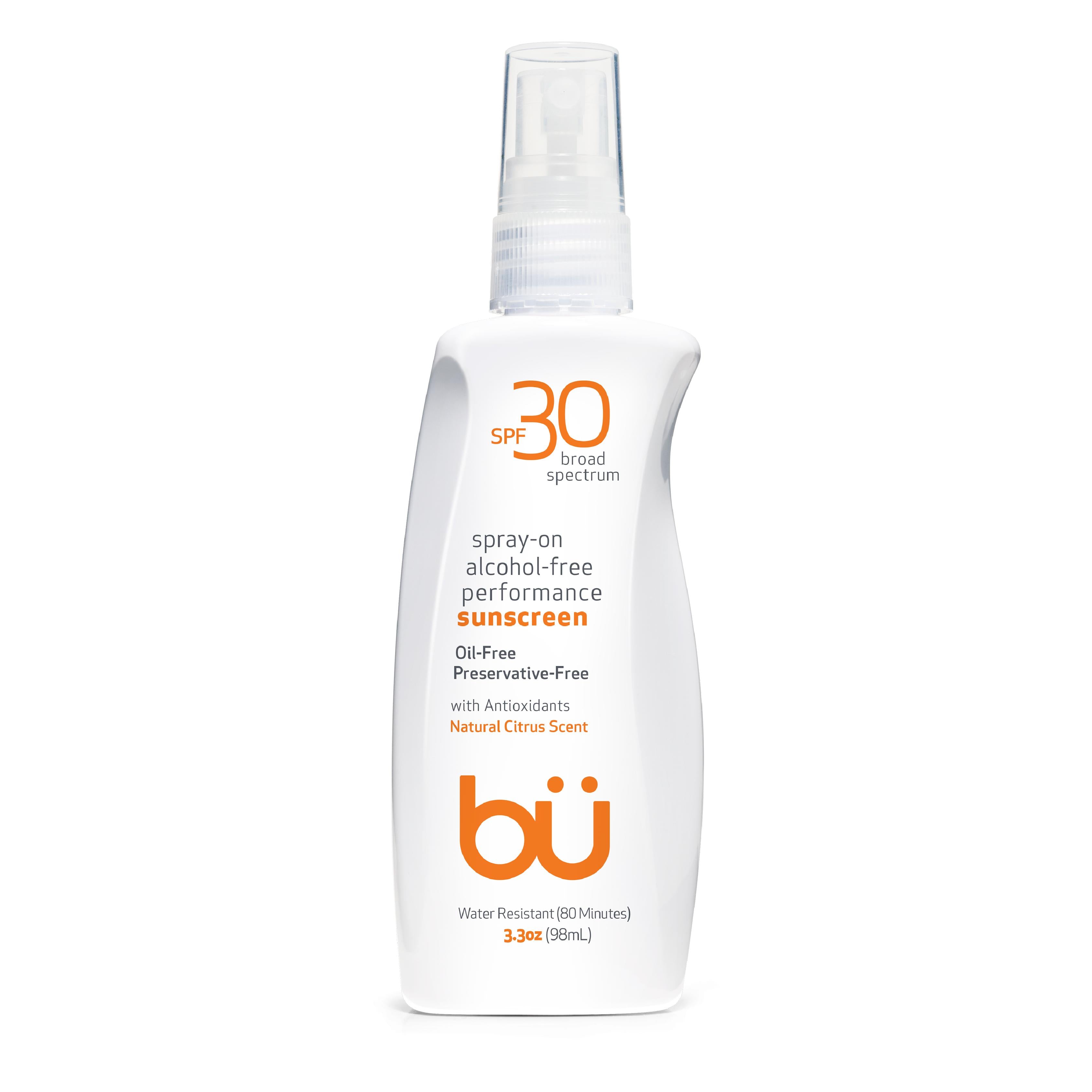 BU SPF 30 Ultrafine WOWmist Sunscreen - Natural Citrus 3.3oz