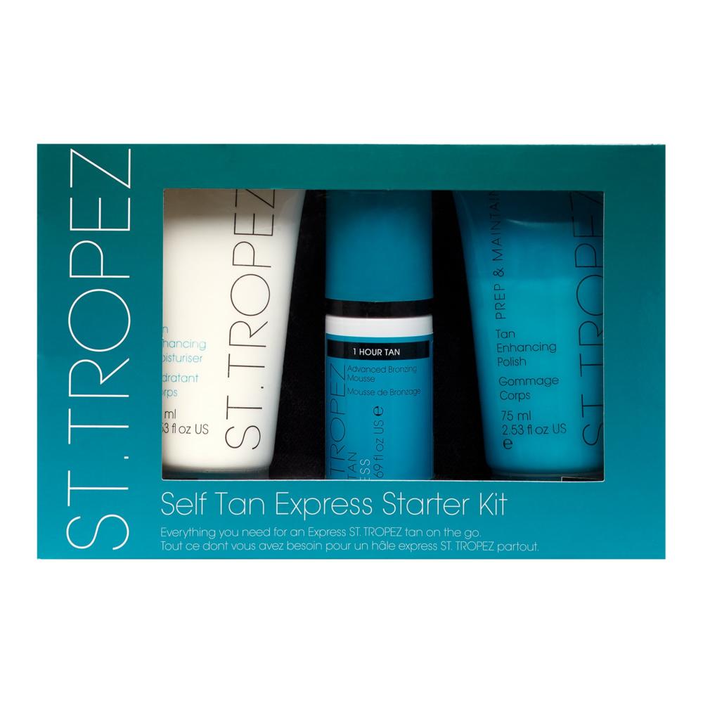 St. Tropez ST TROPEZ EXPRESS STARTER TANNING KIT 4pc INCLUDING MIT, TAN, LOTION - NEW BOXED