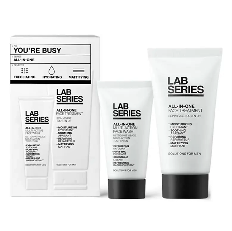 Lab Series You're Busy 2pc Skincare Set - 1oz Face Wash + 1.7oz Face Treatment