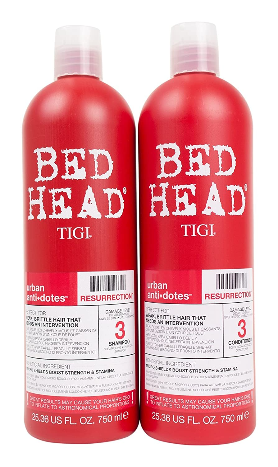 Tigi Bed Head Urban Antidotes Resurrection Conditioner 25.5 oz / 750 ml New