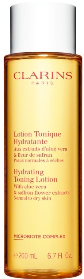 Clarins Hydrating Toning Lotion w/ Aloe Vera + Saffron Flower Extracts 6.7oz New