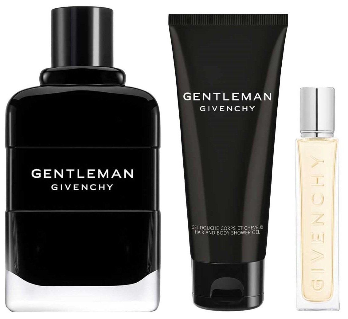 Givenchy Gentleman by Givenchy Gift Set Mens - 3.4 oz EDP, 2.5oz Shower Gel + 0.42oz EDP