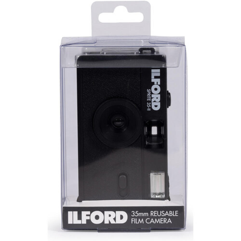 ILFORD 2005152 Sprite 35-II 35mm Reusable Film Camera (Black)