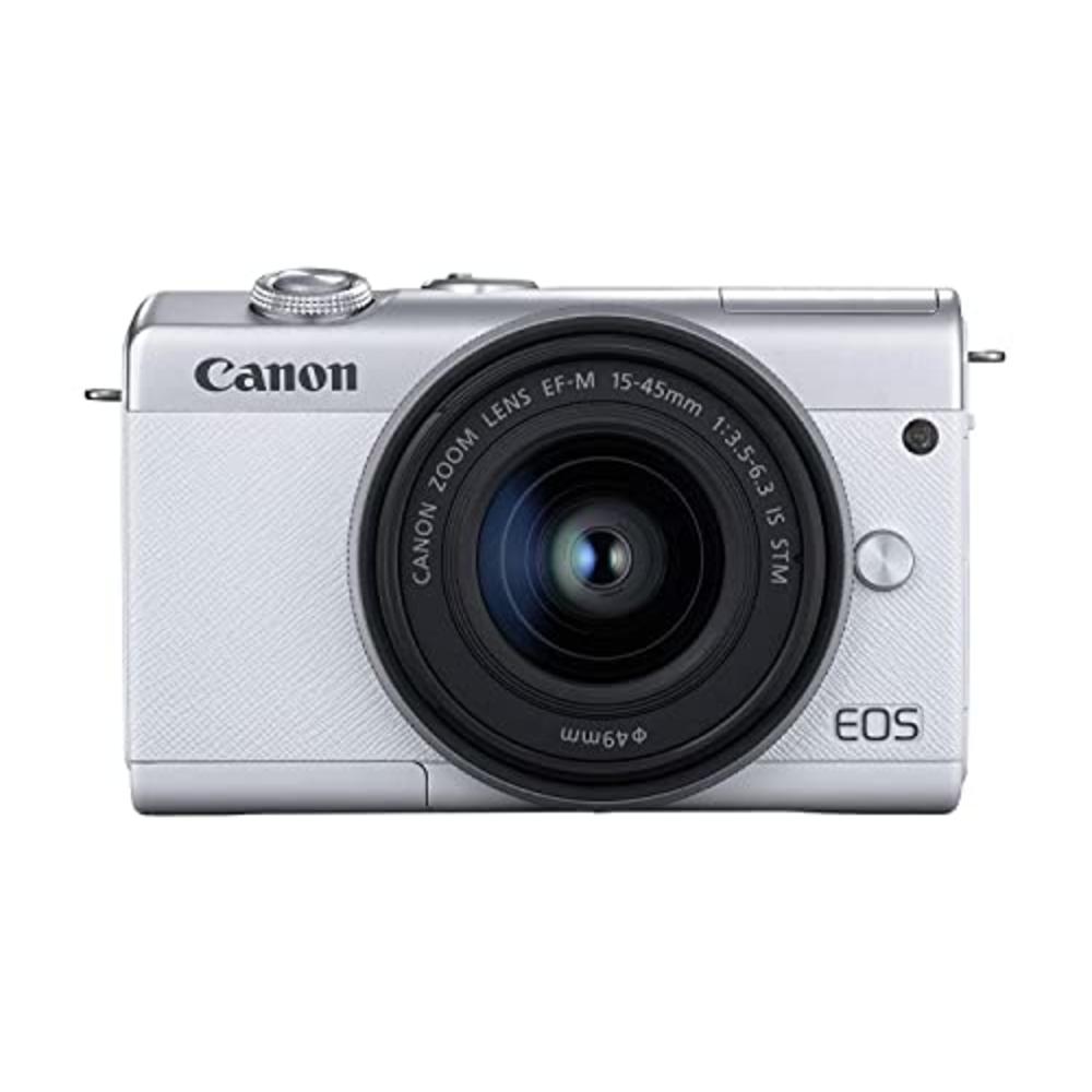 Canon EOS M200 Compact Mirrorless Digital Vlogging Camera with EF-M 15-45mm Lens, Vertical 4K Video Support, 3.0-inch Touch Pane
