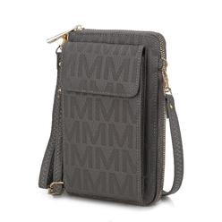 MKF Collection by Mia K Caddy Vegan Leather Women?s Phone Wallet Crossbody