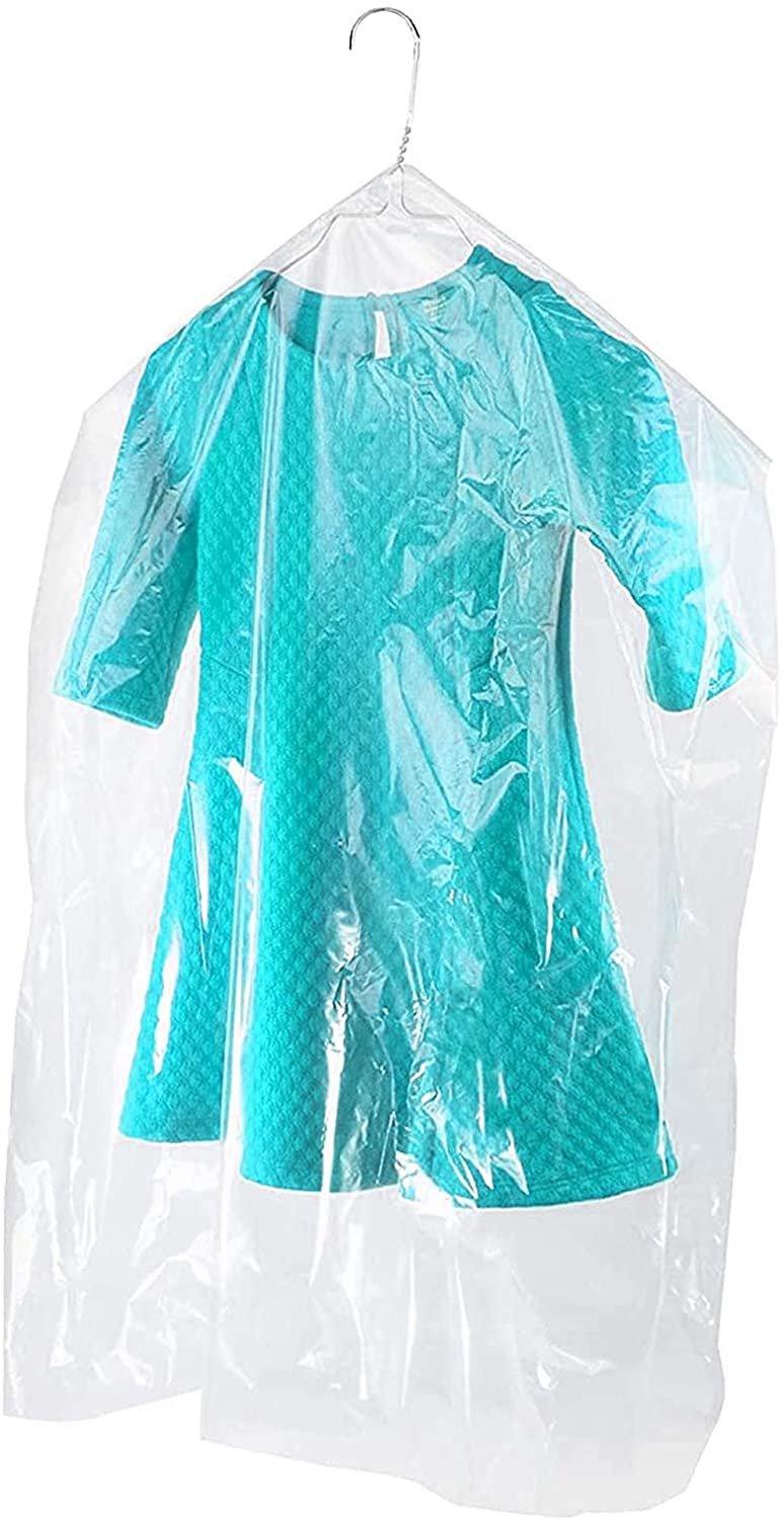 Amiff Roll of 466 Dry Cleaning Bags 21" x 4" x 54" Garment Suit Bags 0.5 Mil Plastic Bags for Clothes