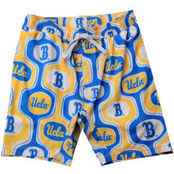 Wes And Willy UCLA Bruins College Cabana Boy Retro Tech Swim Trunk