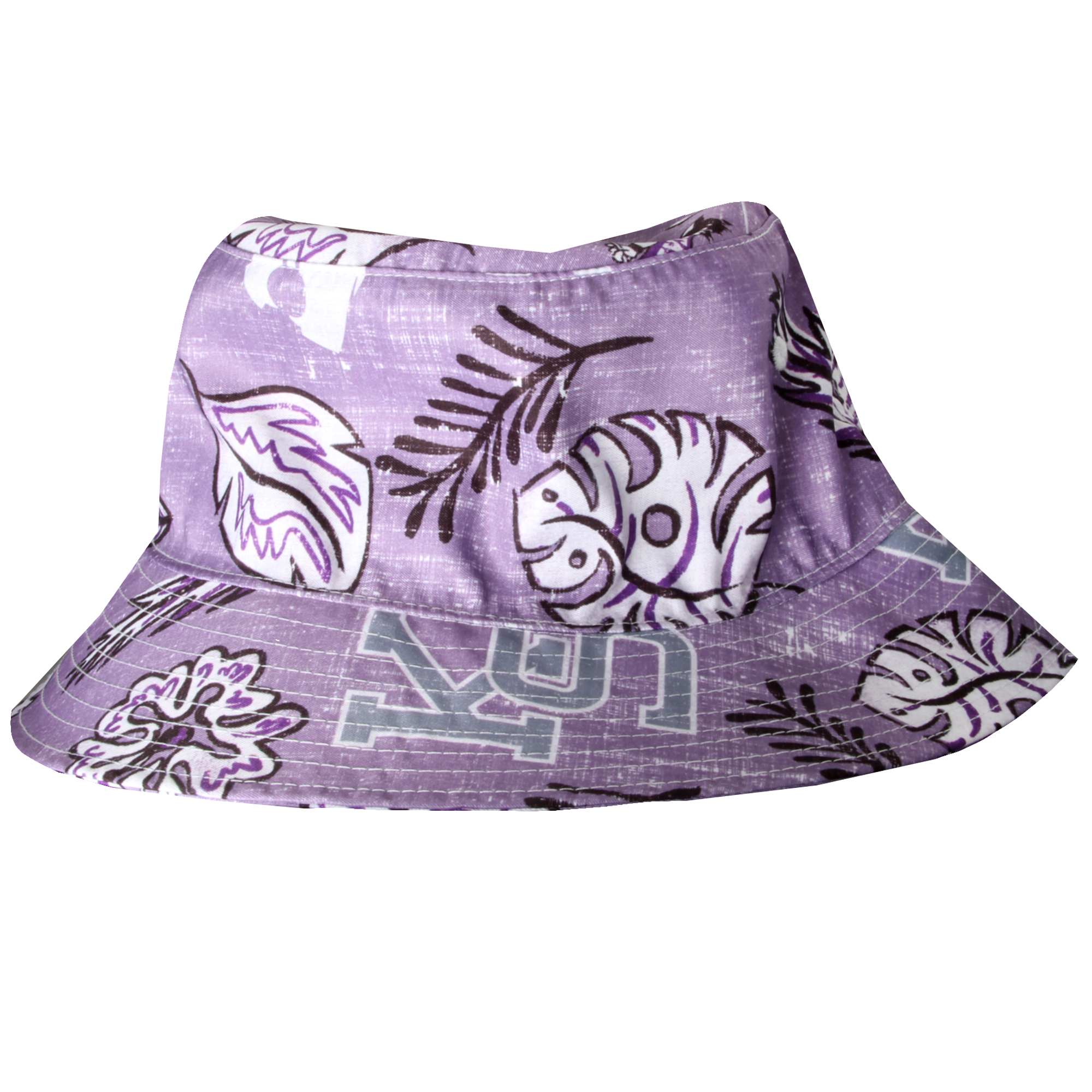Wes And Willy Kansas State Wildcats Vintage Floral Bucket Hat