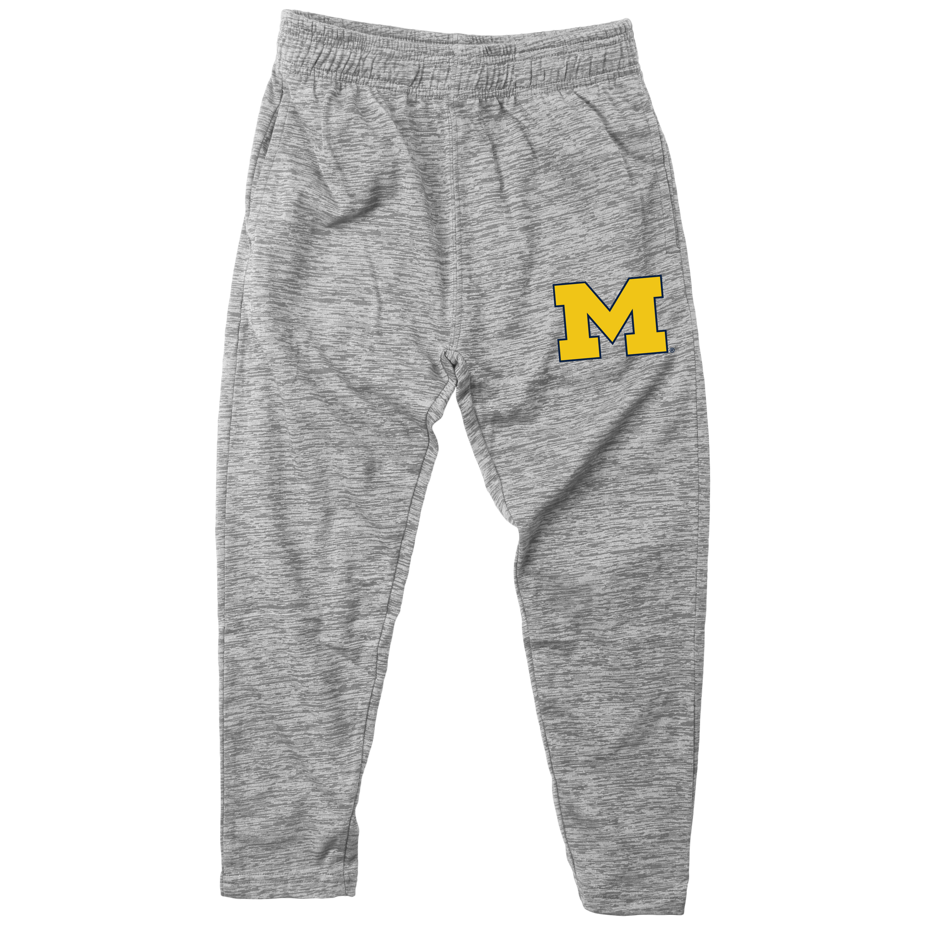 Wes And Willy Michigan Wolverines Youth Boys Cloudy Yarn Athletic Pant